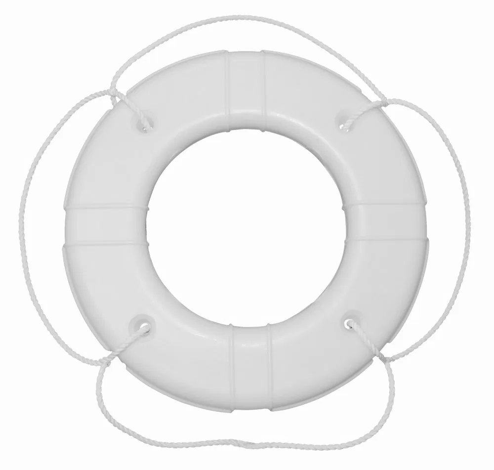 567 – TAYLOR MADE PFD - Personal Floatation Device, Life Buoy 24 Inch Diameter Ring With Sewn In Beckets To Secure Gr...